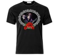 WAIXUXE Dolores O'Riordan The Cranberries T Shirt Black