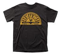 WAIXUXE Grossbull Sun Records - Memphis Logo T-Shirt Black