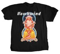 WAIXUXE Hawkwind Space Ritual T Shirt S-M-L- Hi Fidelity Merchandise Black