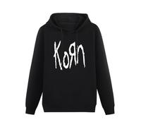 WAIXUXE Korn Old School Logo 2014 Tour Tx-Wi Hoody Band Merch Black