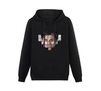 WAIXUXE Men'S Enrique Iglesias Long Sleeve Hoody With Pocket Sweatershirt Hoodie Black