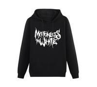 WAIXUXE Motionless In Hoody Men's Hoodie with Pocket Black