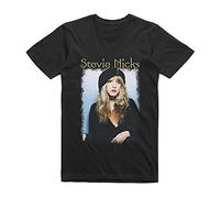 WAIXUXE TONGFENG Stevie Nicks Shirt American Female Musician Singer Unisex Black T-Shirt