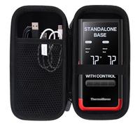 WAIYUCN Hard Carrying Case Compatible with ThermoMaven P2/G2/G4/ThermoMaven 3000FT Smart Bluetooth Wireless Meat Thermometer (for ThermoMaven P2 case)