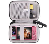 WAIYUCN Hard Carrying Case Compatible with zeoupt 4K 64MP digital camera Protective Case (Pink)