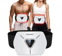 WaJiu EMS Muscle Stimulator, 3D All-in-one Abs Trainer Muscle Stimulator, 8 Modes & 30 Levels, Portable Stomach Toning Belt for Men & Women, Home Office
