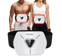 WaJiu EMS Muscle Stimulator, 3D All-in-one Abs Trainer Muscle Stimulator, 8 Modes & 30 Levels, Portable Stomach Toning Belt for Men & Women, Home Office