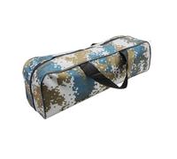 WAJJWI 2pcs Length Collapsible Waterproof Fishing Bag Nylon Large Capacity Multi-Purpose Outdoor Sports Portable Fishing Rod Bag for Fishing(50cm Length)