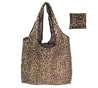 WAJJWI 5Pcs Shopping Bags Portable Various Prints And Large Capacity Convenient Nylon Easy To Fold Package Travel Essential For Daily Use(Color3)