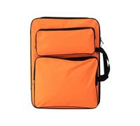 WAJJWI Art Portfolio Bag 1PCS Drawing Board Bag Backpack Painting Travel Sketch for Sketching Tools Artist's Paintings Art Supplies(Orange)