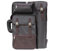 WAJJWI Art Portfolio Bag Artist Drawing Large Portable Bag Supplies Backpack Rainproof Portfolio Travel Board for Art(Coffee)