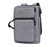 WAJJWI Art Portfolio Bag Artist Portfolio Carry Backpack Case Versatile Art Bags Waterproof Drawing Board Backpack Storage Bags Painting Sketching(Grey)
