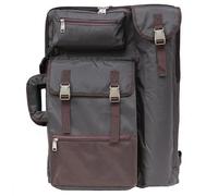 WAJJWI Art Portfolio Bag Large Travel for Backpack Board Drawing Rainproof Portable Artist Art Supplies Portfolio Bag(Coffee)