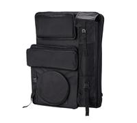 WAJJWI Art Portfolio Bag Multifunctional Artist Portfolio Backpack Sketch Art Painting Bag Waterproof Large Carrying Bags Tool Storage Backpacks(Black)