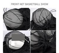 WAJJWI Basketball Bag Drawstring Basketball Football Bag Ultralight Mesh Ball Soccer Shoes Backpack Outdoor Sports Yoga Swimming Luggage Pack Large Basketball Backpack For Unisex(Blue)