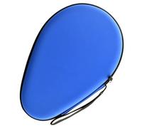 WAJJWI Table Tennis Racket Case Protective Zipper Enclosure Pingpong Paddle Cover Bat Bag Waterproof for Pong Paddle(Blue)