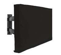 WAJJWI TV Cover Weatherproof Outdoor TV Cover 32" 36" 40" 46" 50" 55" 60" 65" Protect TV Screen Garden Patio Outdoor TV Cover(Black,FOR 30 to 32inch TV)