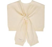 WaJuemy Women's Sweater Shawl Wraps Sleeves Knitted Collar Sweater Scarf Top Casual Lightweight Shoulder Cape Accessories, 03 Beige X, Standard