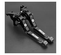 WAJUHJK for NSR250/MC18/MC21/MC22/MC19 1988-1994 NSR 250 Motorcycle CNC Adjustable Brake Clutch Levers Handlebar Handle Hand Grips(BlackGray)