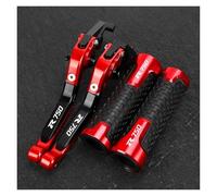 WAJUHJK GSX-R750 K6 K7 K8 K9 K10 Motorcycle Clutch Brake Lever for Suzuki GSXR750 2006 2007 2008 2009 2010 Handlebar Grips Ends(RedRed)