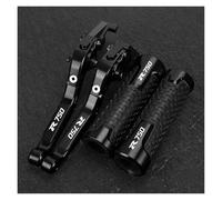 WAJUHJK GSX-R750 K6 K7 K8 K9 K10 Motorcycle Clutch Brake Lever for Suzuki GSXR750 2006 2007 2008 2009 2010 Handlebar Grips Ends(BlackBlack)