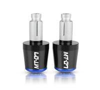 WAJUHJK Motorbike Handlebar Grip Motorcycle Handle Bar Ends For MT-07 MT07 2018-2020 2021 2022 2023 78''22MM Handlebar Grips Caps End Balanced Plug Slider Handlebar Grip(Black- Blue)