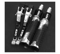 WAJUHJK Motorcycle CNC Brake Clutch Levers 7/8''22mm Handlebar Grips Handle Bar Ends for Blaster YFS 200 Blaster YFS200 2005 2006(Silver)