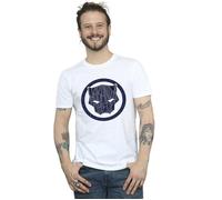 Wakanda Forever Tribal Icon T-Shirt Marvel White 5XL