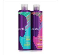 Wakati Sulfate-Free Non-Stripping Shampoo 235ml and Water-Activated Finger Detangling Advanced Conditioner 235ml Bundle for Natural Afro Hair