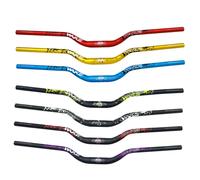 Wake 31.8MM Mountain Bike Handlebar Aluminum Alloy Bicycle Riser Handlebar 55MM Rise 780MM Length Bicycle Bar with Matte Surface Black Green