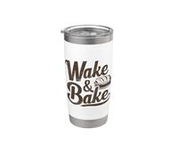 Wake and Bake Bread Baking Sourdough Stainless Steel Insulated Tumbler