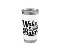 Wake and Bake Bread Baking Sourdough Stainless Steel Insulated Tumbler