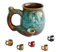 Wake and Bake Coffee Mug Novelty Bake Coffee Cup, Perfect for Christmas, Halloween, Father's Day, Birthday Parties, and a Stunning Gift for Coffee Lovers (Royal Blue)