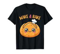 Wake and Bake Cute Sourdough Bread Pun T-Shirt