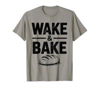 Wake and Bake Funny Bread Lover Baking Sourdough Baker T-Shirt