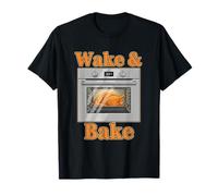 Wake and Bake - Funny Thanksgiving Turkey Cooking T-Shirt