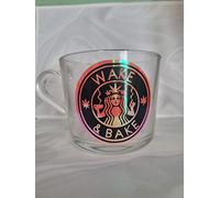Wake and Bake Personalised Mugs, can add a Name and Colour You Like.