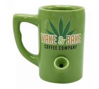 Wake & Bake 10-Ounce Multipurpose MugGreen