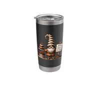 Wake Bake Caffeinate Coffee Gnome Decor Funny Coffee Saying Stainless Steel Insulated Tumbler