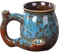 Wake & Bake Coffee Mug - 10oz/300ml Novelty Bake Coffee Cup for Birthday, Halloween, Christmas Parties, and Gift Ideas (Blue) (Sky Blue)