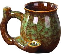 Wake & Bake Coffee Mug - 10oz/300ml Novelty Bake Coffee Cup for Birthday, Halloween, Christmas Parties, and Gift Ideas (Blue) (Emerald Green)