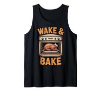 Wake & Bake | Thanksgiving Chefs | Humorous Cooking Apparel Tank Top