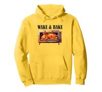 Wake Bake Turkey Chef Funny Thanksgiving Feast Meal Dinner Pullover Hoodie