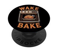 Wake & Bake Turkey Thanksgiving PopSockets Adhesive PopGrip