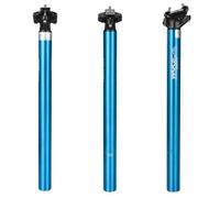 Wake Bicycle Seat Post 27.2 mm, 30.9 mm 31.6 mm Aluminium Alloy Bicycle Seat Post 400 mm for E-Bike, MTB, Downhill, Trekking, City Bike (Blue, 31.6 mm)