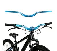 WAKE Bike Handlebar 31.8 × 720/780 mm Extra Long Wide Riser Bar Aluminum Alloy Bicycle Handlebars Riser 30/55 mm Bike Bars for Cycling MTB Mountain Road Bike (720, 55 mm - Blue)