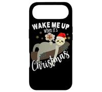 Wake Me Up When It's Christmas Lazy Funny Sleeping Sloth Case for iPhone Air