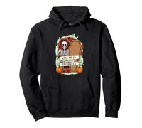 Wake Me Up When It's Halloween Skeleton Pullover Hoodie