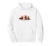 Wake Me When There's Coffee Cute Bear Pullover Hoodie