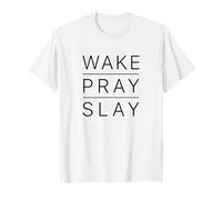 Wake Pray Slay Religious T-Shirt